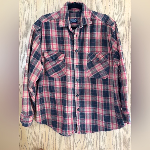 Canyon Creek Men’s Heavy Flannel LS Buttonup Shirt - Picture 2 of 7